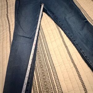 Express Skinny Jeans in Dark Blue Denim